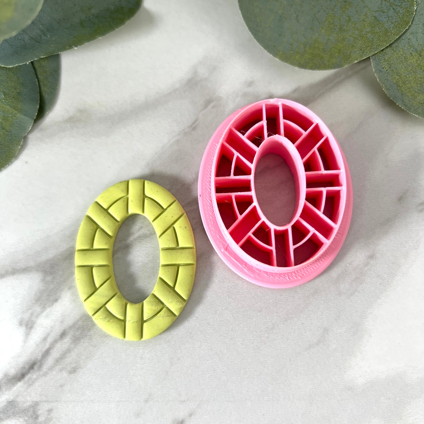 Oval Wrap Polymer Clay Cutter