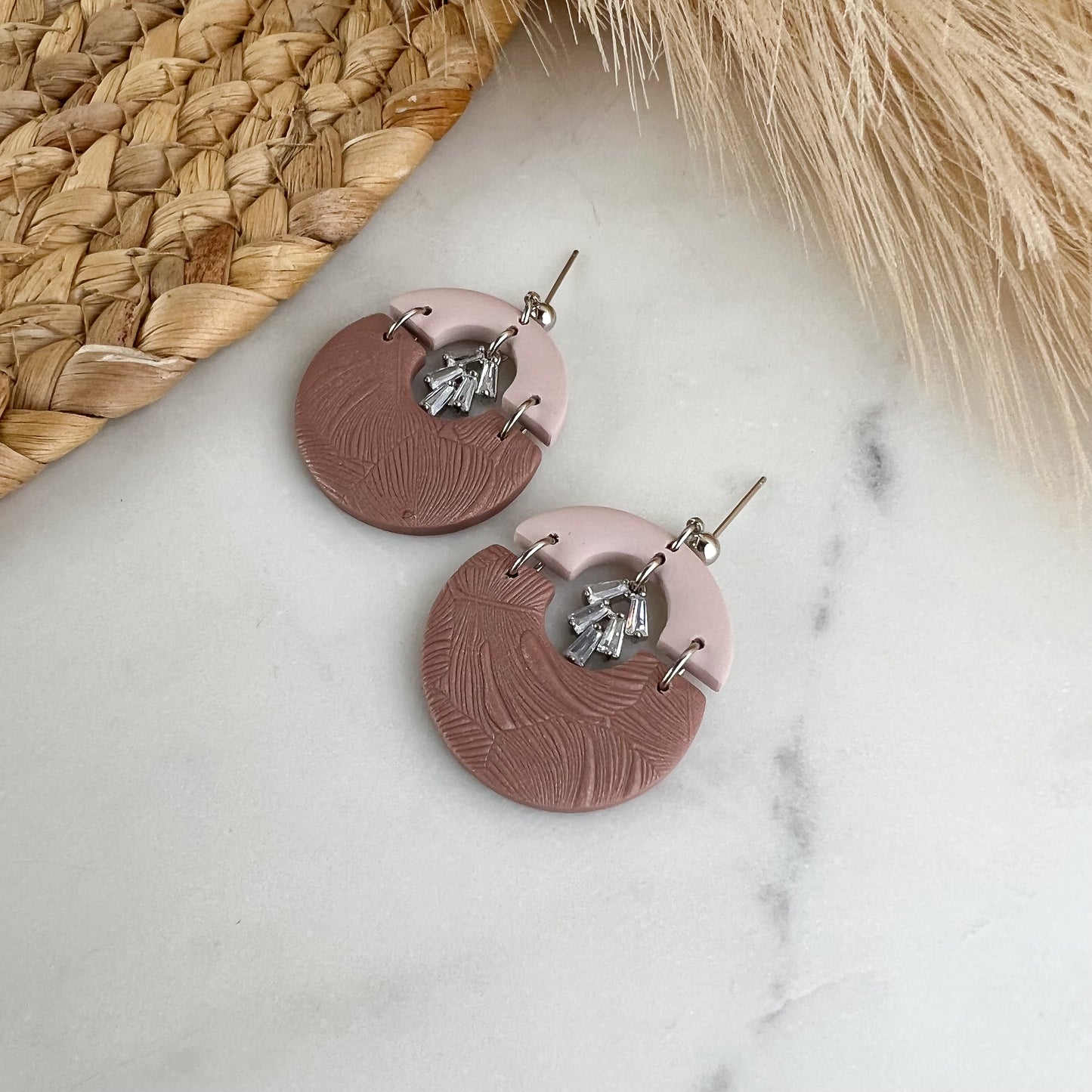 Double Arch Polymer Clay Earrings