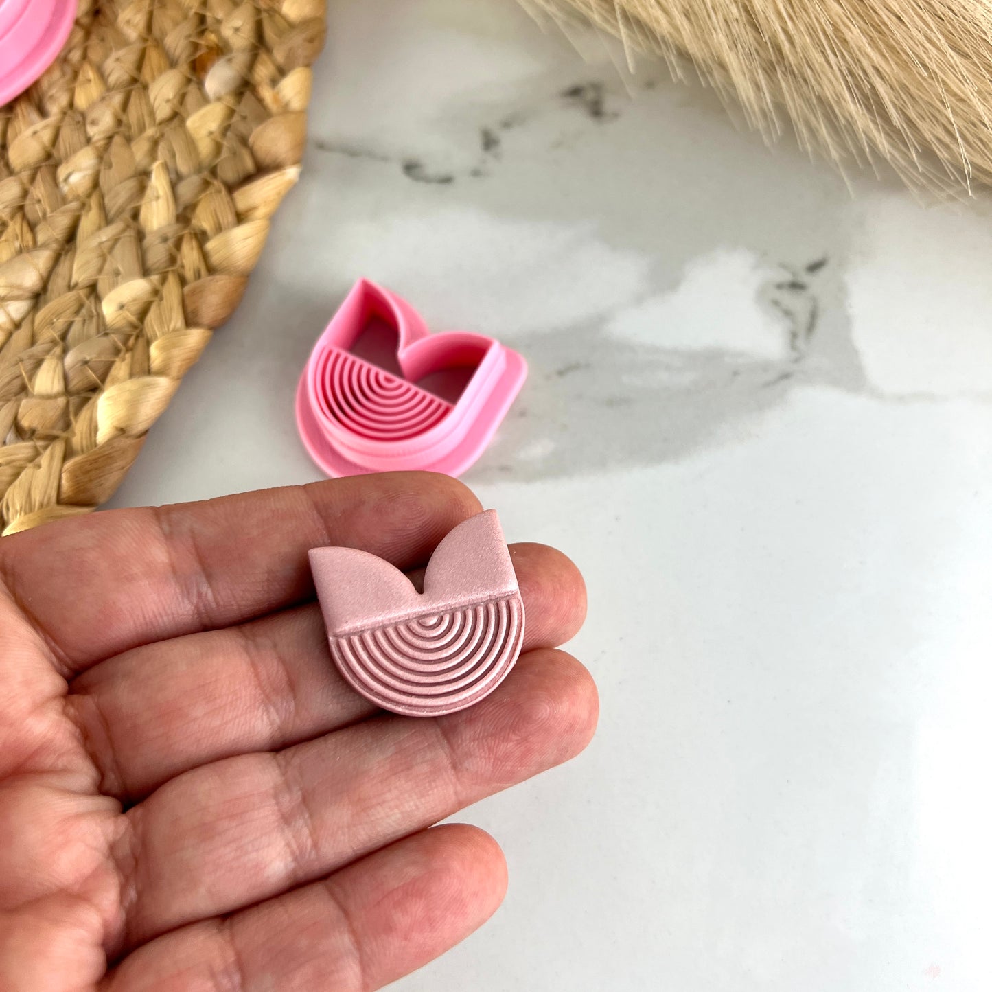 Statement Lined Arch Polymer Clay Cutter Now available in Large and Mini