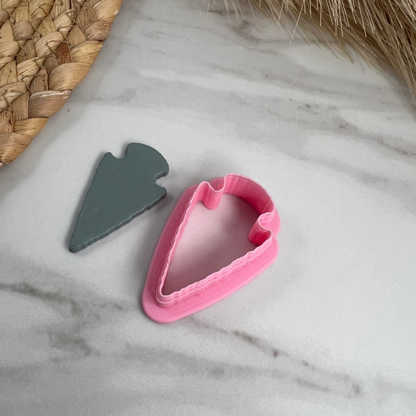 Tête de flèche 2 styles Coupe-argile polymère