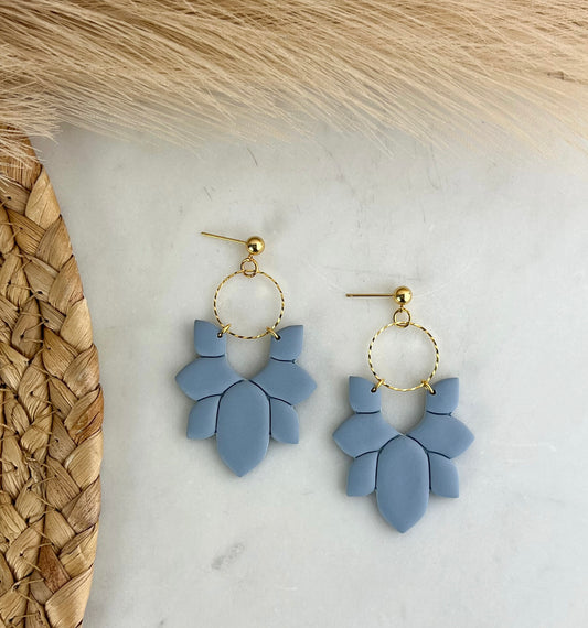 Boucles d’oreilles en argile polymère Leaf Arch