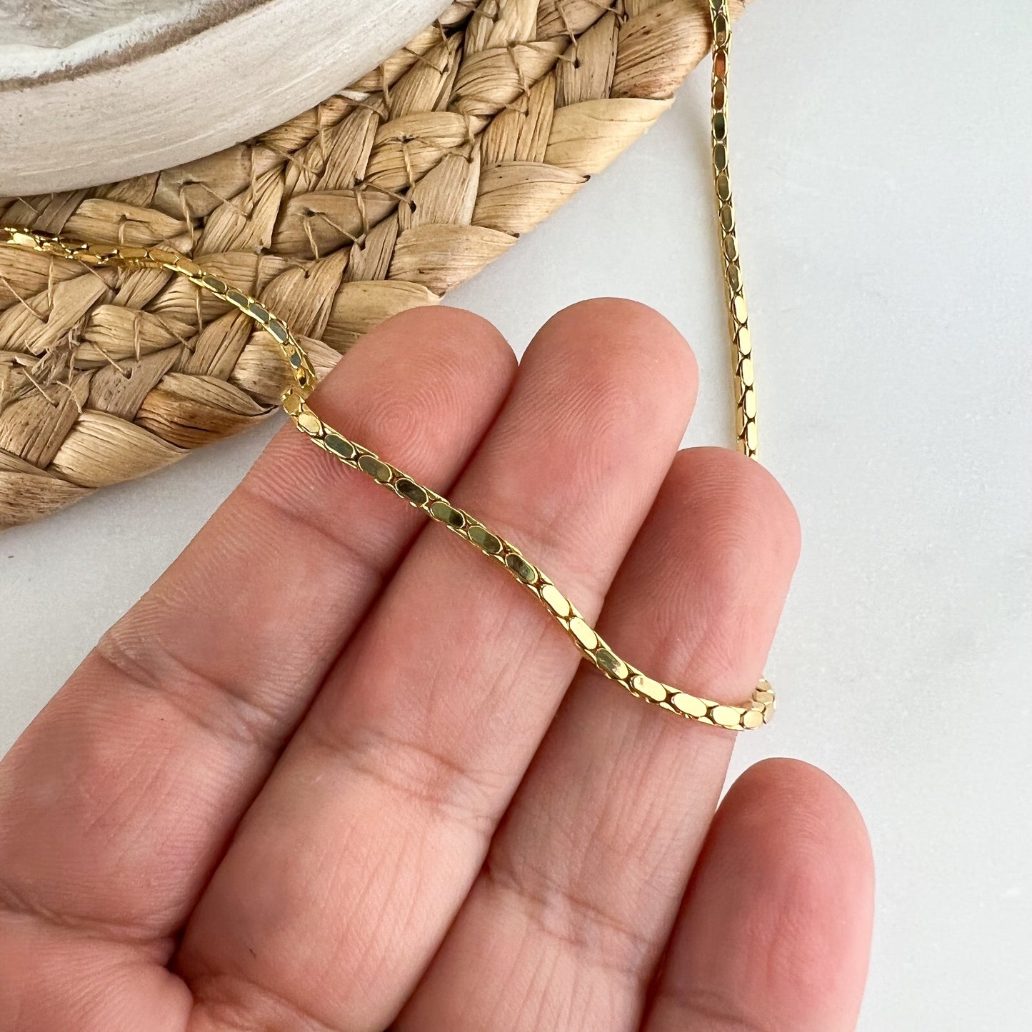 Gold Snake necklace
