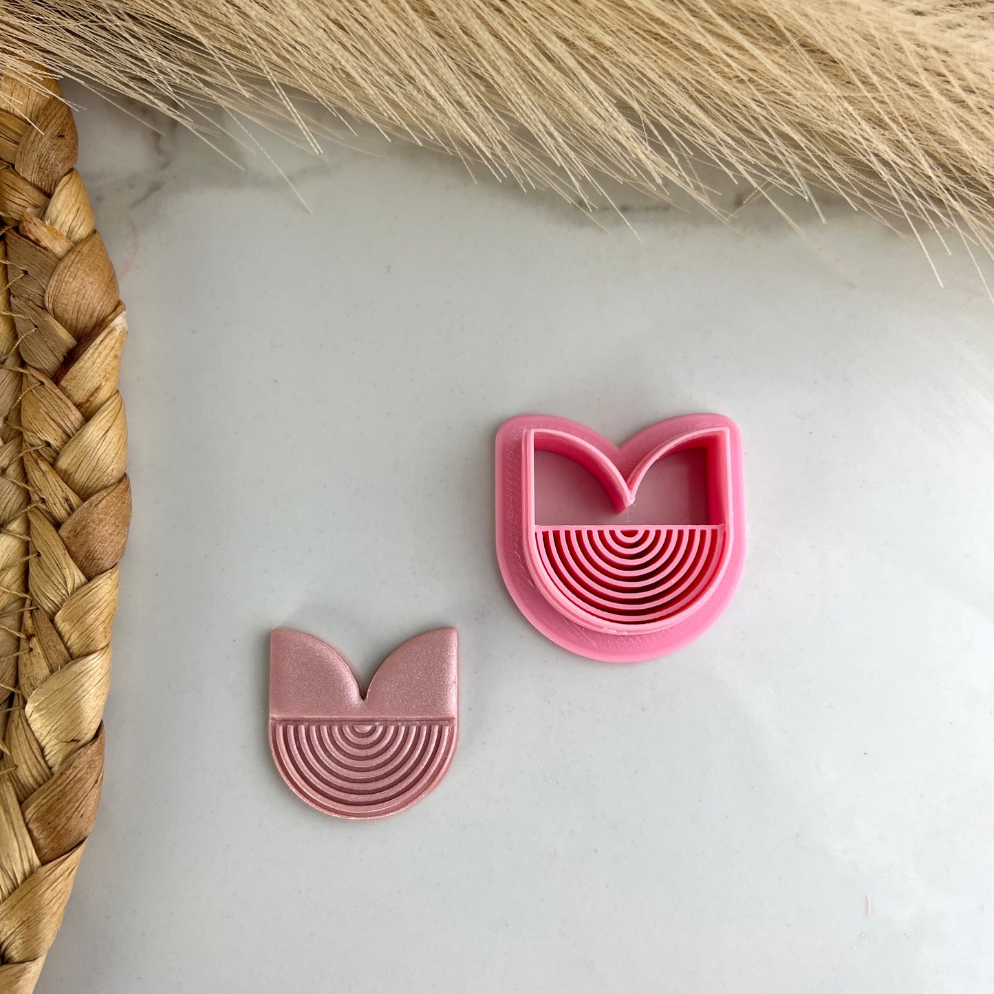 Statement Lined Arch Polymer Clay Cutter Now available in Large and Mini